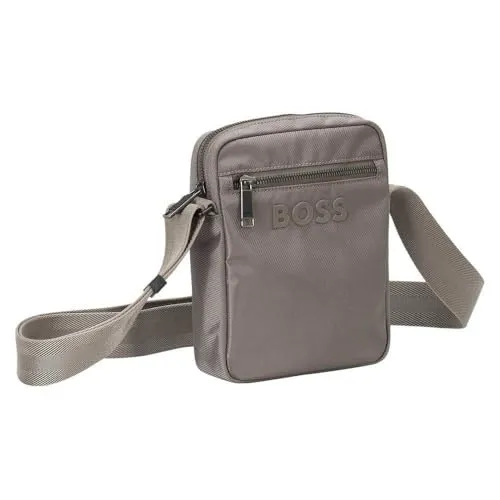 BOSS Catch_3.0_NS_Zip Umhängetasche in braun von BOSS
