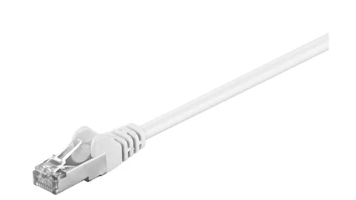 CAT 5e Kabel łączący, SF/UTP, biały - Długość kabla 0.5 m von Wentronic