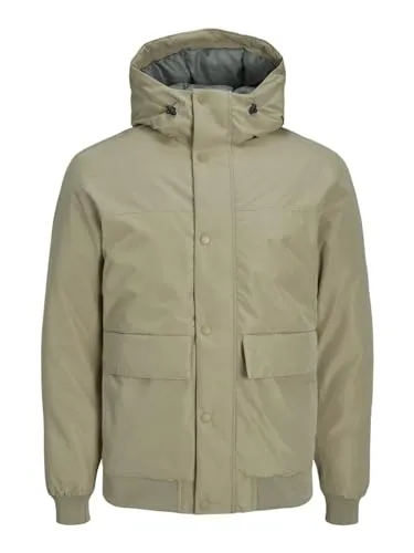 JACK & JONES Herren JJCHAMP Bomber Jacket Bomberjacke 12236023 ,Elmwood ,M