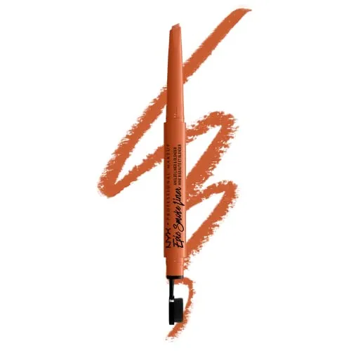 NYX Professional Makeup Eyeliner für Smokey Eyes, Vegane Formel, Epic Smoke Liner, Fired Up (Orange)