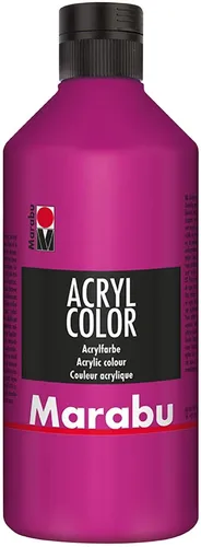 Marabu Acrylfarbe Acryl Color 500 ml magenta 014 von Marabu