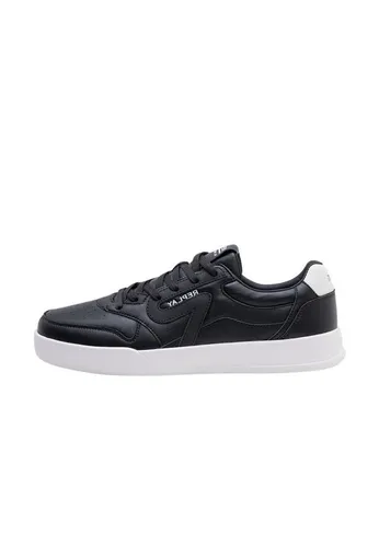 REPLAY Herren Cupsole Sneaker aus Leder, Schwarz (Black 003), 43 - Herren-Sneaker aus hochwertigem Leder, ideal für stilvolle Alltagslooks und optimalen Tragekomfort.