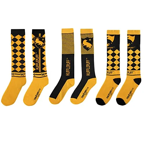 Harry Potter Kniestrümpfe 3er-Pack Hufflepuff