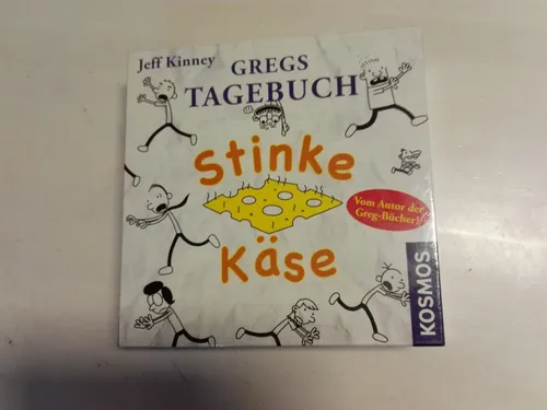 Kosmos 691578 - Gregs Tagebuch - Stinke-Käse - Tagebuchspiel für Kinder, fördert Kreativität und Spaß in der Gruppe, geeignet für Mädchen und Jungen ab 3 Jahren, Spieldauer ca. 40 Minuten.