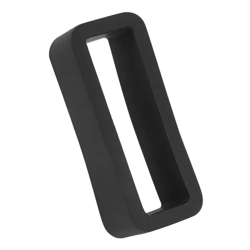 Schwarz Uhrenarmband Halteband Schleifen Gummi Halter Schnallen Halter 22mm P1E4