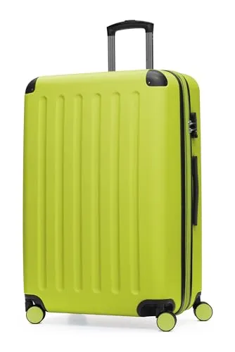 Hauptstadtkoffer Spree - Großer Hartschalen-Trolley mit TSA und 4 Doppel-Rollen - Ideal für große Reisen: Mit nur 5,2 kg und bis zu 119 Litern Volumen bietet dieser robuste Trolley (75 x 50 x 30 cm) viel Platz. Dank der leisen 360°-Rollen und der stabilen Hartschale ist er der perfekte Begleiter für jedes Abenteuer.