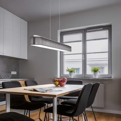 100cm Helestra BOKI LED Pendelleuchte in Mattmessing von Helestra