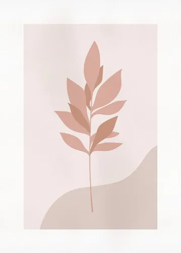 Komar Bild Pink Desert, Natur (1 St), Wandbild zur Dekoration - ohne Rahmen