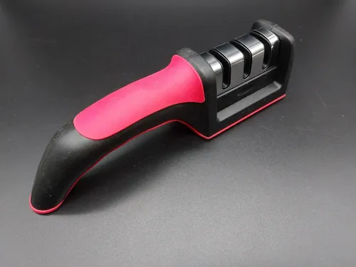 Messerschärfer  3 Stufen Messerschleifer Hand  Schärfer  Rutschfest Helfer NEU