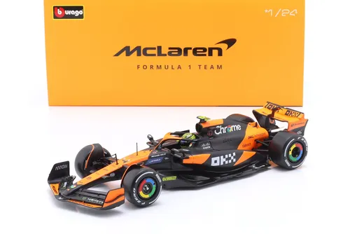 Lando Norris McLaren MCL38 #4 Sieger Miami GP Formel 1 2024 1:24 Bburago