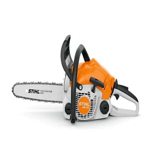 Stihl Benzin-Kettensäge MS 172 – 40cm Schiene, 3/8 1.3 - Kompakte Benzin-Kettensäge MS 172 mit 40cm Schiene und original Stihl Sägekette. Ideal für Holzarbeiten im Garten und Forst, bietet sie hohe Schnittleistung und einfache Handhabung.