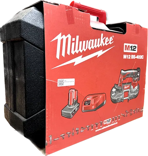 Milwaukee M12BS-402C 12V Akku-Bandsäge mit 2x 4.0Ah Akkus