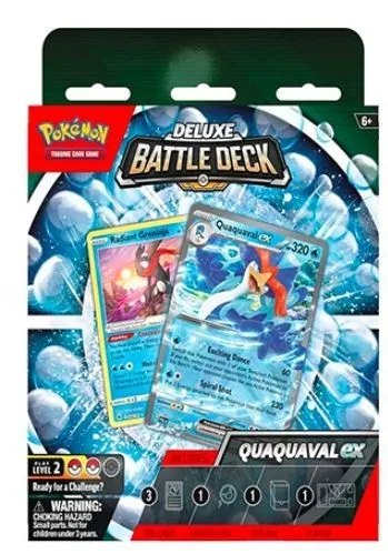 Cards Deluxe Battle Deck Quaquaval ex Pokémon TCG