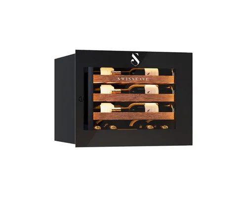 Swisscave Einbauweinkühlschrank WIB-45F. 1-Zonen Weinkühlschrank, 45cm, 24 Flaschen, 5 Jahre Garantie, für 24 Standardflaschen á 0,75l