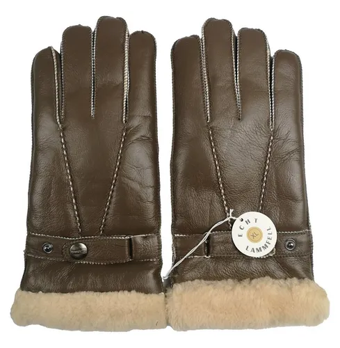 Reissner Lammfelle Lederhandschuhe aus Nappaleder in braun von Reissner Lammfelle