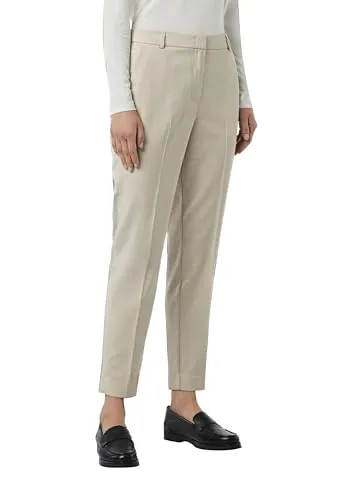 comma Hose: Damen-Hose mit regulärer Passform in beige von comma,