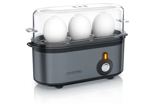 Arendo Eierkocher 3-fach, Edelstahl