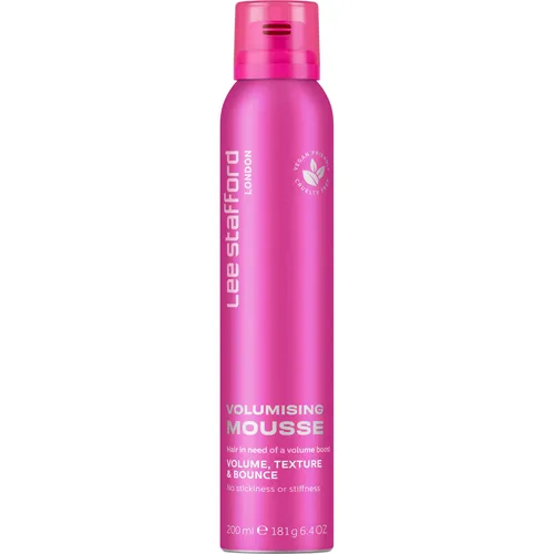 Lee Stafford Double Blow Mousse 200 ml in pink von Lee Stafford