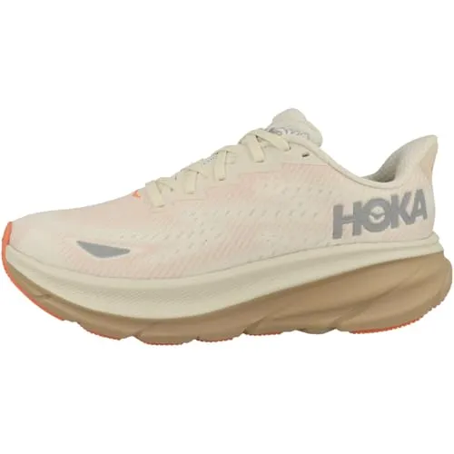 HOKA Damen Laufschuhe Clifton 9 GTX Creme 39 1/3 von HOKA