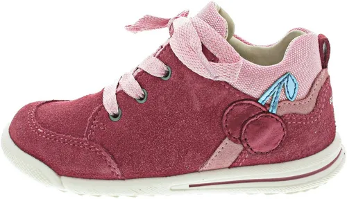 Superfit Mädchen Avrile Mini Sneaker, Pink Rosa 5500, 25 EU Schmal - Sneaker für Mädchen mit flexibler Laufsohle und weicher Velour-Textil-Kombi, ideal für aktive Kinderfüße.