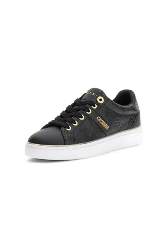 Guess Britz Sneaker Schwarz - Stylische Damen Sneaker von Guess, ideal für den Alltag, aus angenehmem Material und perfekt kombinierbar mit Ihrer Garderobe.