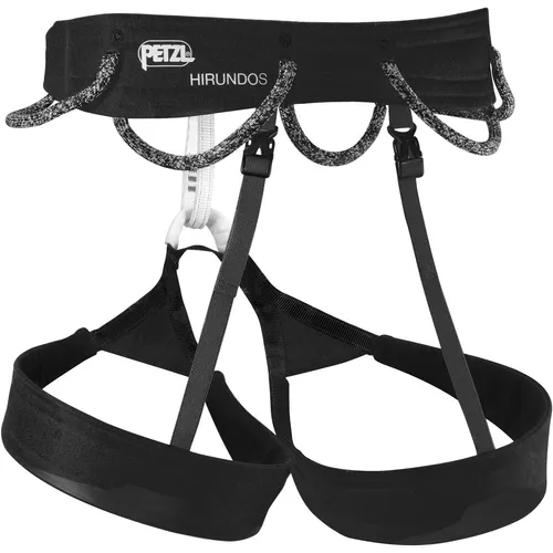 Petzl Hirundos Klettergurt Schwarz XS - Leichter und bequemer Klettergurt für optimale Bewegungsfreiheit beim Klettern, ideal für Sportklettern und Alpinklettern.