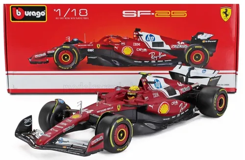 Ferrari SF-25 Lewis Hamilton #44 2025 1/18 Bburago F1 Formel 1