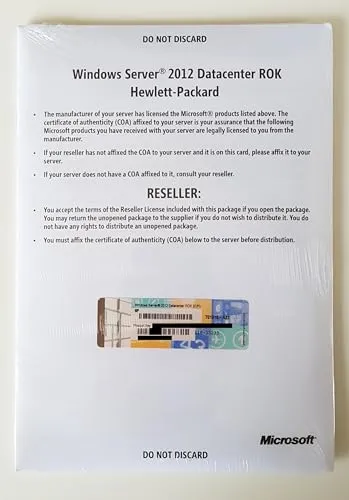 HPE Microsoft Windows Server 2012 Datacenter ROK E