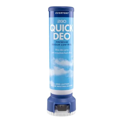 2GO Quick Deo Schuhspray – 100 ml geruchsneutralisierendes Schuhdeo – für alle Materialien & Schuharten – langanhaltende Frische – einfache Anwendung – mit natürlichen Extrakten