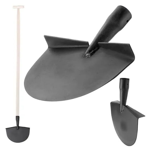 KADAX Rasenkantenstecher aus Gehärtetem Stahl, Gartengerät zur Präzisen und Sauberen Abtrennung von Rasenkanten, Werkzeug für Kantenschnitt (Ohne Stiel)