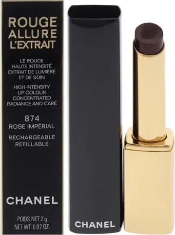 CHANEL ROUGE ALLURE L’EXTRAIT 874 ROSE IMPERIAL Lippenstift - Langanhaltender Lippenstift mit satinierendem Effekt in der Farbe Rouge. Ideal für einen eleganten Look, enthält 2g und ist Teil der exklusiven Chanel Produktlinie.