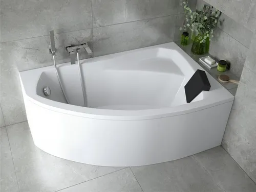 KOLMAN Eckbadewanne Rima 130x85 mit GRATIS Ablaufgarnitur & Füßen - Erleben Sie die elegante Acryl-Badewanne RIMA mit rutschfestem Design und pflegeleichter Oberfläche. Ideal für entspannende Momente in Ihrem Badezimmer – ein echter Hingucker!