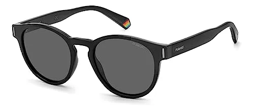 Polaroid Sonnenbrille PLD 6175/S 807M9 Unisex Schwarz - Sportbrille mit polarisierten Gläsern für optimalen UV-Schutz. Stilvolles Panto-Design in Schwarz, ideal für Outdoor-Aktivitäten.