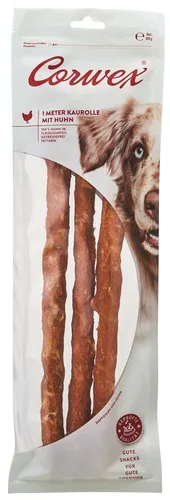 Corwex 1-Meter-Kaurolle mit Huhn 1er Pack – auspaß mit Hühnerfleisch