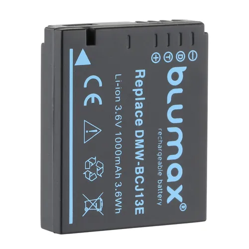 Blumax Akku passend für Panasonic DMW-BCJ13 Lumix DMC-LX5 DMC-LX7 1000 mAh 3,6V