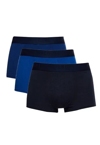 Superdry Boxershorts Superdry Boxershorts Dreierpack TRUNK MULTI TRIPLE PACK Navy Bright Blau Dunkelblau