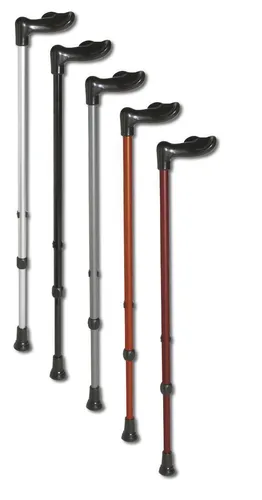 Ergonomischer Gehstock mit anatomischem Griff - Rebotec Fischerstock - Gehstöcke & Rollatoren – Leicht und stabil, ideal für Senioren mit verstellbarer Höhe und rutschfestem Gummifuß, unterstützt bis 125 kg.