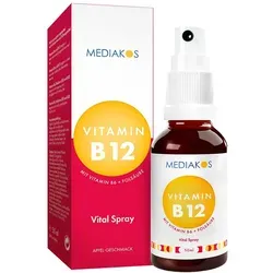 Vitamin B12+B6+Folsäure Mediakos Vital Spray