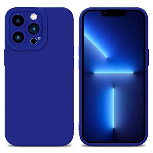 Cadorabo Hülle kompatibel mit Apple iPhone 12 PRO MAX Schutzhülle TPU Silikon Case Liquid Design mit Kameraschutz Slim Kratzfest Weiche Gummi mit Rundumschutz Case Hülle für iPhone 12 PRO MAX in Blau