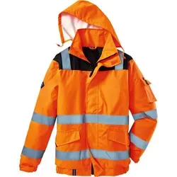 Terrax Warnschutzjacke 61158 orange L - Hochsichtbare Arbeitsjacke aus 100% Polyester, ideal für sicheres Arbeiten bei schlechten Lichtverhältnissen, Größe L