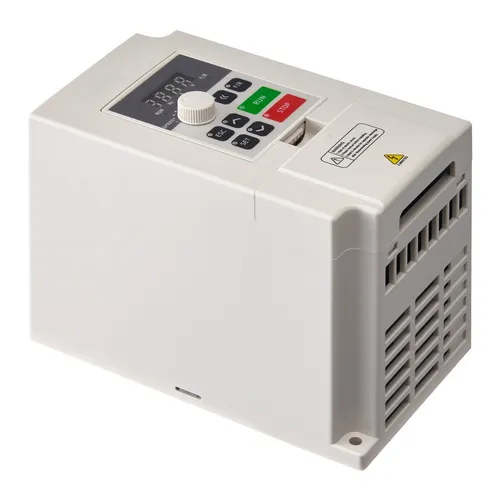 VEVOR Frequenzumrichter 3PS 5A 3-phasig - Frequenzumrichter (VFD) mit einer Ausgangsfrequenz von 0-2000Hz, ideal für präzise Motorsteuerung und Energieeinsparung.