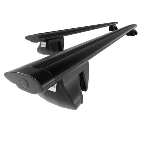 Mossa Alu-Dachträger passend für VW Touran I MPV 2003-2009 schwarz DA | Reling
