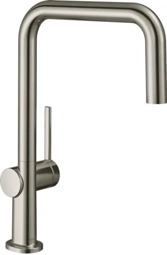 hansgrohe Talis M54 Einhebel-Küchenmischer U 220 - Armaturen mit ComfortZone 220: Schwenkbereich einstellbar in 4 Stufen für maximale Flexibilität, ideal für jede Küche.