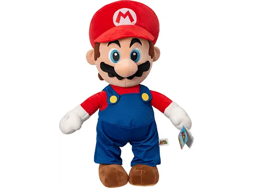 SIMBA Super Mario Plüschfigur - 70 cm Kuscheltier - Stoff- & Plüschtiere - Super Mario Plüschfigur von Simba, ideal zum Spielen und Sammeln, ca. 70 cm groß, perfekt für alle Super Mario Fans!