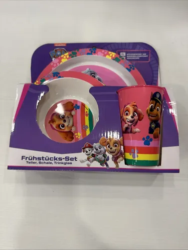 Paw Patrol Girl 3tlg. Frühstücksset | Deutsch | 2022 | P:OS Handels GmbH