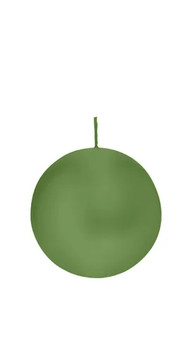 Kugelkerzen Aloe Vera Ø 80 mm, 6 Stück, 25 Std, Wachs, RAL Kerzen Qualität, NEU