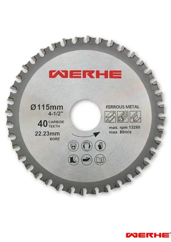 Multisägeblatt 115 x22,23mm Universal 40 Zahne 4 Reduzierringe