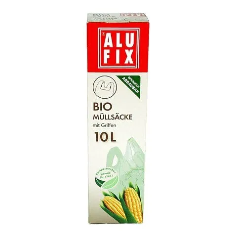 VEPATIM 45 Biomüllsäcke Biomüllbeutel 10L mit Tragegriff kompostierbar