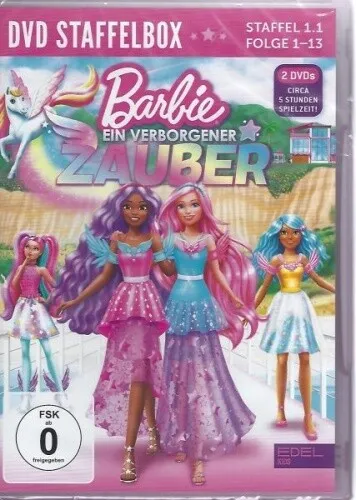 Barbie - Ein verborgener Zauber - Staffel 1.1 DVD - Film- und Fernsehserie mit 13 spannenden Folgen, ideal für Barbie-Fans und Familienunterhaltung auf DVD.