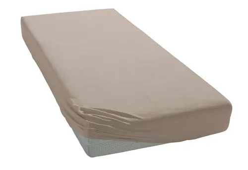 Estella Bettlaken Feinjersey, Rundumgummi grau 180-200 cm x 200 cm - Bettlaken aus 100% Baumwolle, pflegeleicht und ideal für Matratzenhöhen bis 22 cm. OEKO-TEX® zertifiziert für ein gesundes Schlafklima.